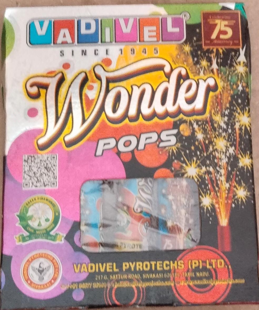 inba Crackers WONDER POPS Dynamic Fountain